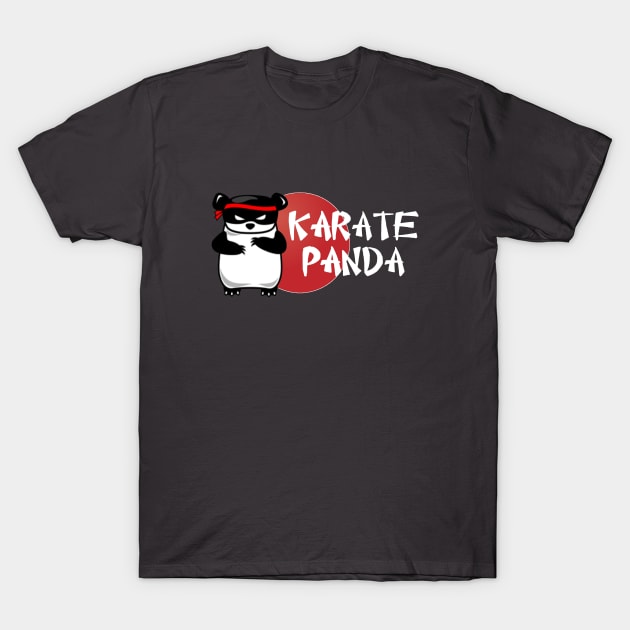 karate panda T-Shirt by lilynamaste